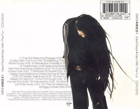 Maxi Priest : Man With The Fun (CD, Album)
