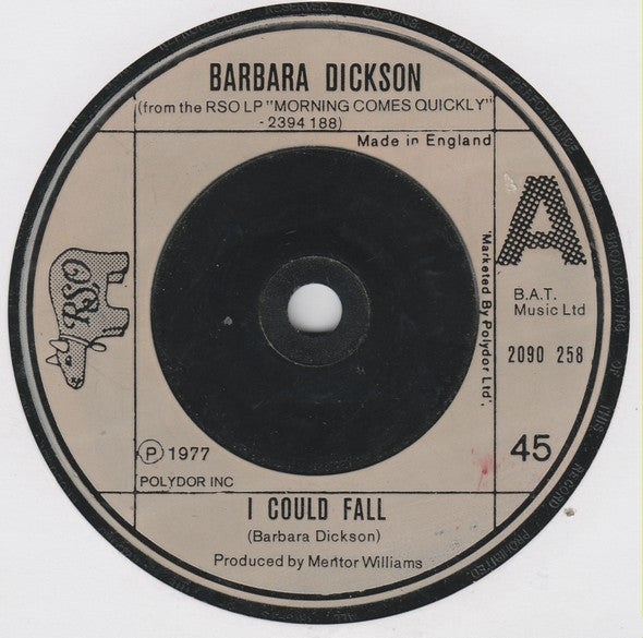 Barbara Dickson : I Could Fall (7", Single)