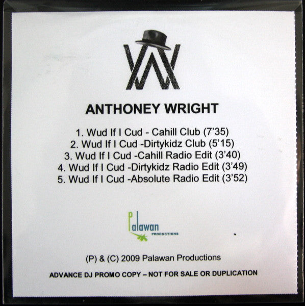 Jason-Anthoney Wright : Wud If I Cud (CDr, Promo)