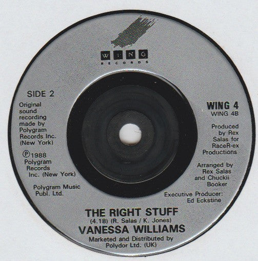 Vanessa Williams : Dreamin' (7", Single)