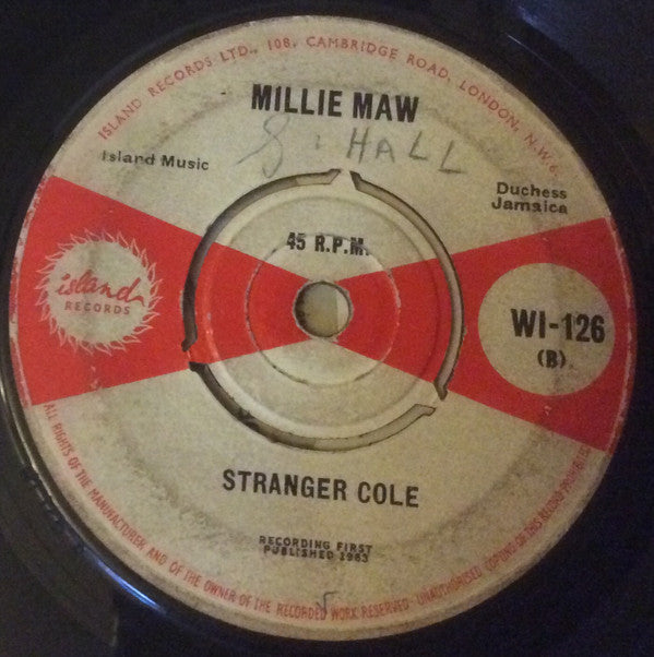 Stranger Cole : We Are Rolling (Under The Tree Of Life) (7")