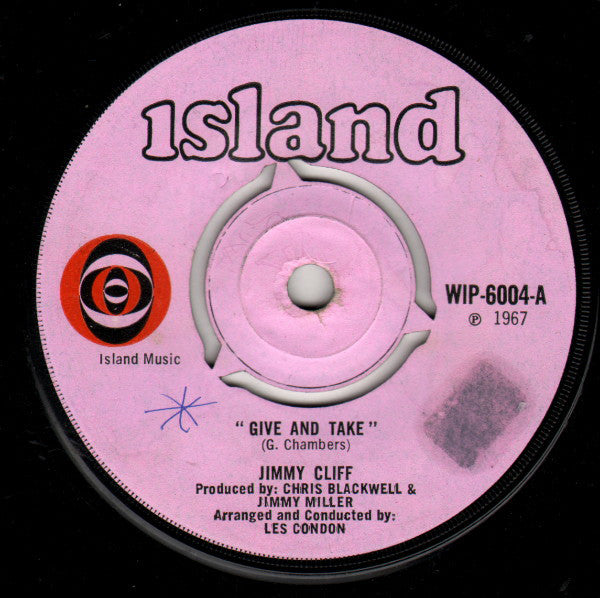 Jimmy Cliff : Give And Take (7", Single)