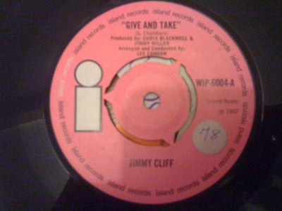 Jimmy Cliff : Give And Take (7", Single)