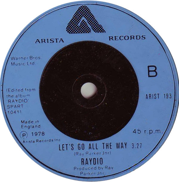 Raydio : Is This A Love Thing / Let's Go All The Way (7", Single)