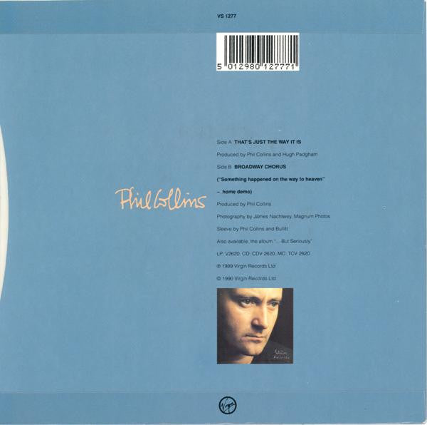 Phil Collins : That's Just The Way It Is (7", Pap)