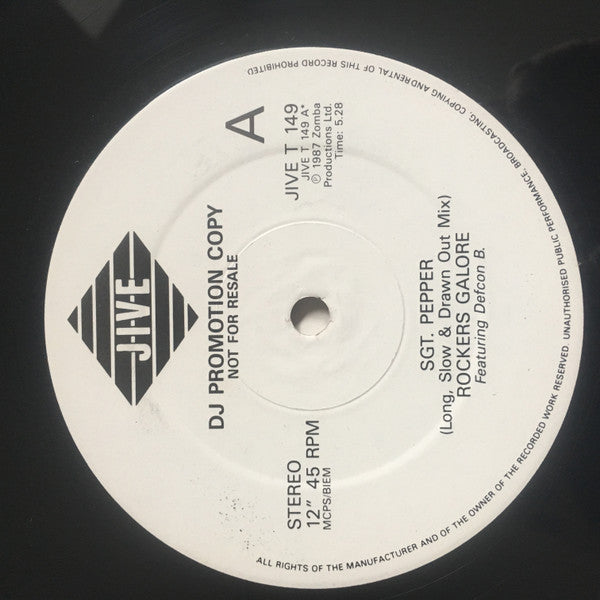 Rockers Galore : Sgt Peppers Lonely Hearts Club Band (12", Promo)