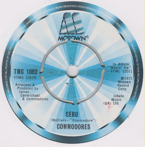 Commodores : Fancy Dancer (7", Single)