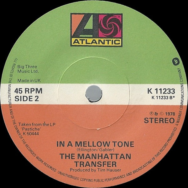 The Manhattan Transfer : Who, What, When, Where, Why (7", Single, CBS)