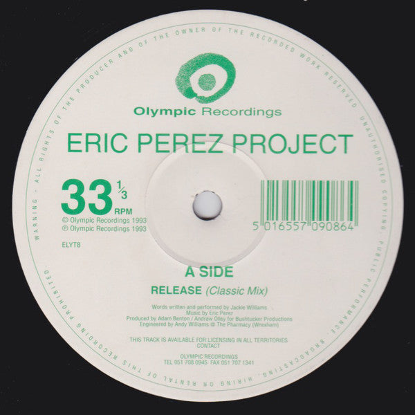 Eric Perez Project : Release (12")