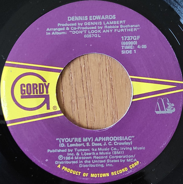 Dennis Edwards : (You're My) Aphrodisiac (7", Single)