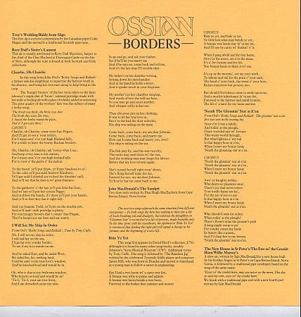 Ossian (2) : Borders (LP)