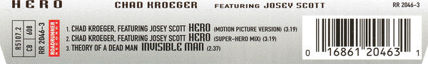 Chad Kroeger Featuring Josey Scott : Hero (CD, Single, Enh)