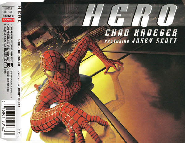 Chad Kroeger Featuring Josey Scott : Hero (CD, Single, Enh)