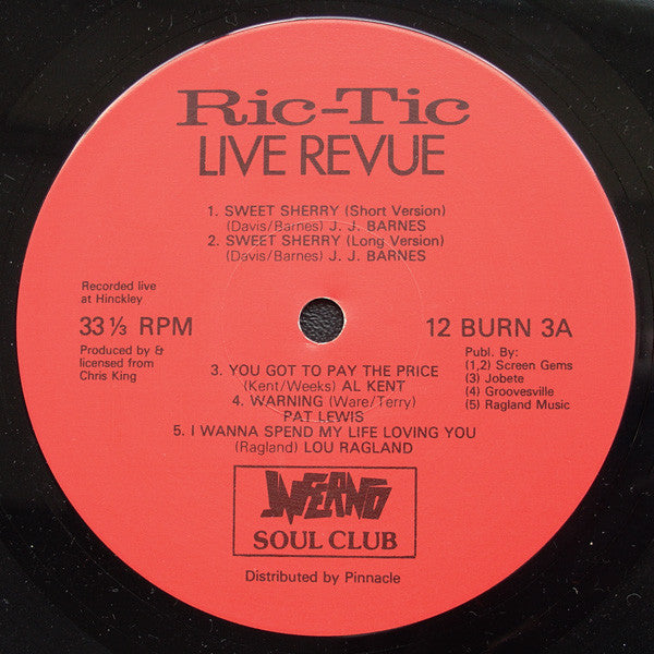 Various : Ric-Tic Live Revue (12")