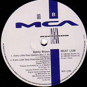 Bobby Brown : Every Little Step (12", Single)