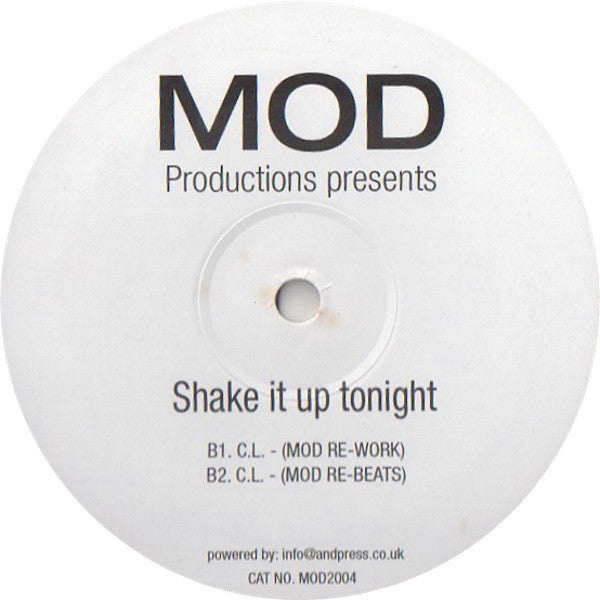 M.O.D. : Moving Constructions / Shake It Up Tonight (12", Promo)