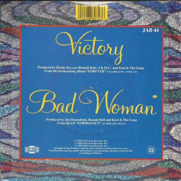 Kool & The Gang : Victory (7", Single, Gre)