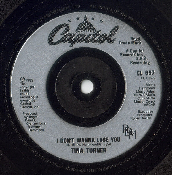 Tina Turner : Way Of The World (7", Single)