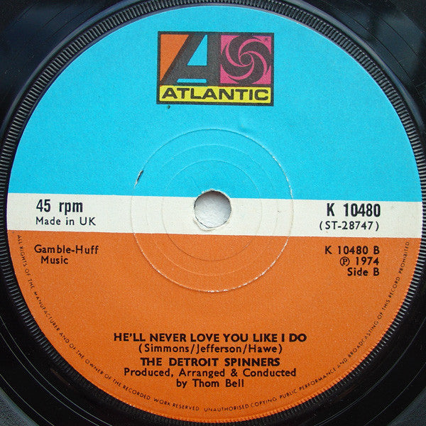 Spinners : I'm Coming Home (7", sol)