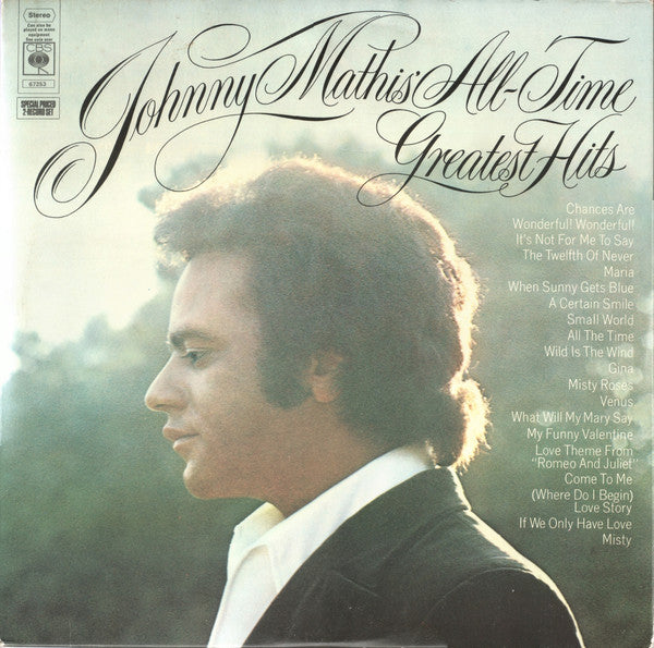 Johnny Mathis : Johnny Mathis' All-Time Greatest Hits (2xLP, Comp)