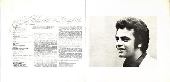 Johnny Mathis : Johnny Mathis' All-Time Greatest Hits (2xLP, Comp)
