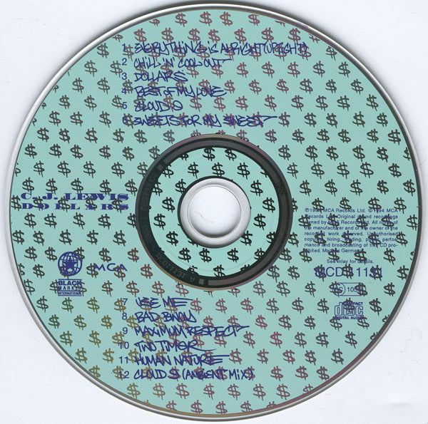 CJ Lewis : Dollars (CD, Album)