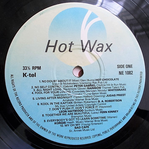 Various : Hot Wax (LP, Comp, RCA)