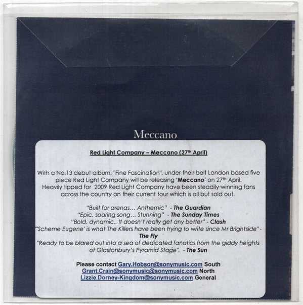 Red Light Company : Meccano (CDr, Single, Promo)