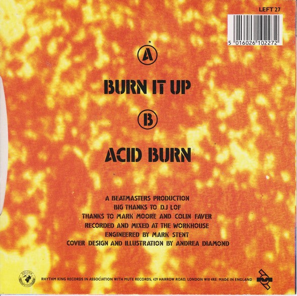 The Beatmasters With P.P. Arnold : Burn It Up (7", Single)