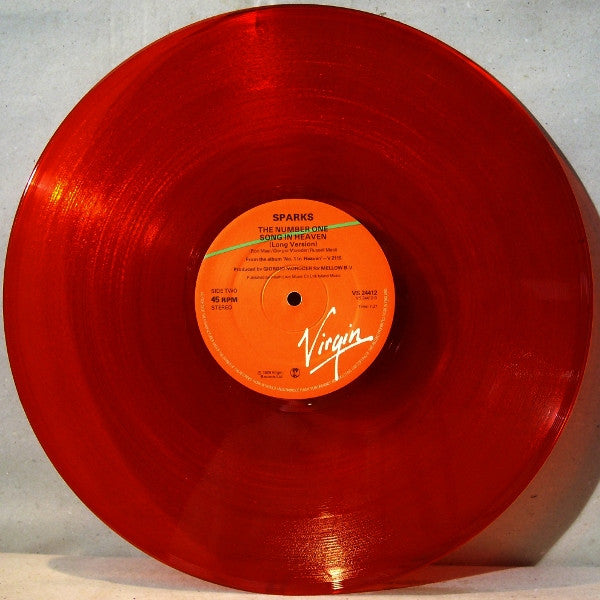 Sparks : The Number One Song In Heaven (12", Single, Red)