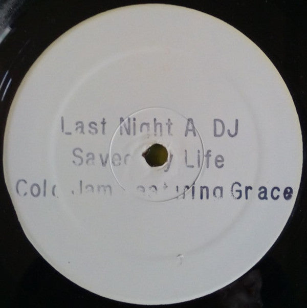 ColdJam Featuring Grace (4) : Last Night A DJ Saved My Life (12", W/Lbl)
