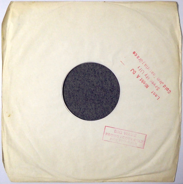 ColdJam Featuring Grace (4) : Last Night A DJ Saved My Life (12", W/Lbl)