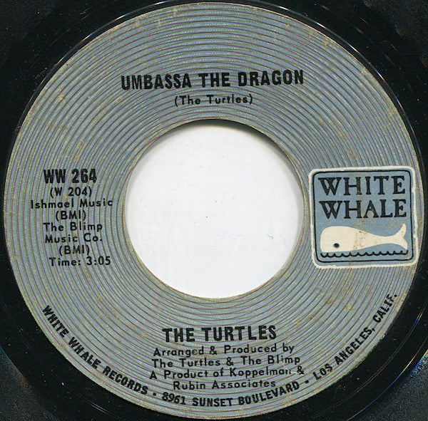 The Turtles : Sound Asleep (7", Single, Styrene, Pit)