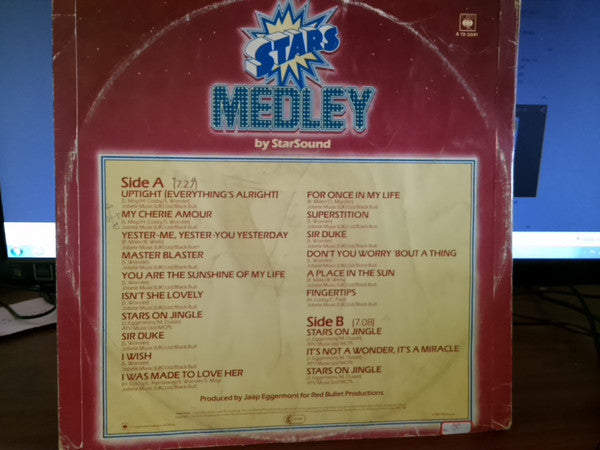 Stars On 45 : Stars On Stevie (12", Single)