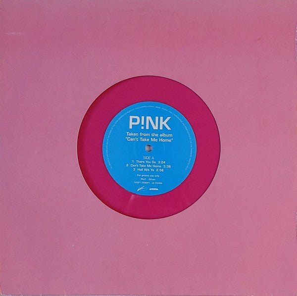 P!nk : Taken From The Album "Can't Take Me Home" (12", Promo, Smplr, Pin)