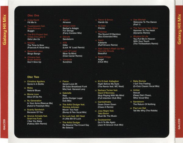 Various : Galaxy Hit Mix (2xCD, Mixed, Car)