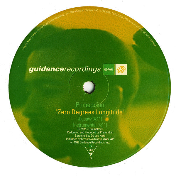 Primeridian : Zero Degrees Longitude (12")