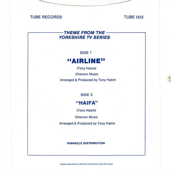 Tony Hatch : Airline (7", Single, M/Print)