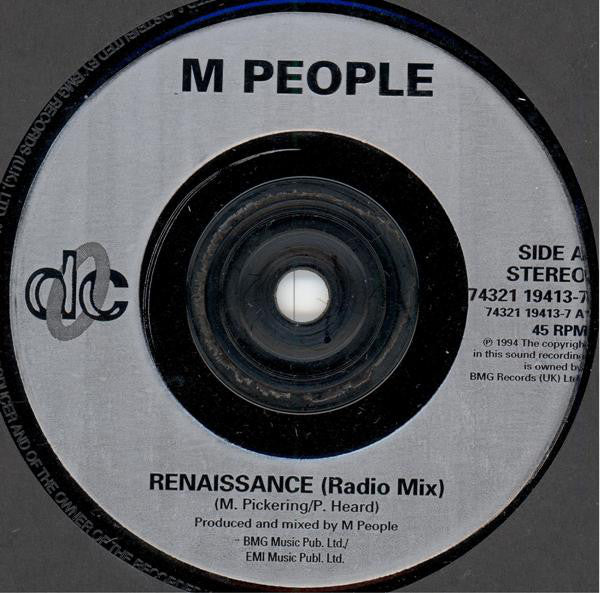 M People : Renaissance (7", Single, Sil)