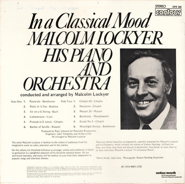 The Malcolm Lockyer Orchestra : In A Classical Mood (LP)