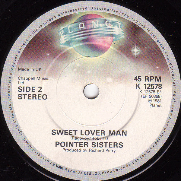 Pointer Sisters : Should I Do It? (7", Single)