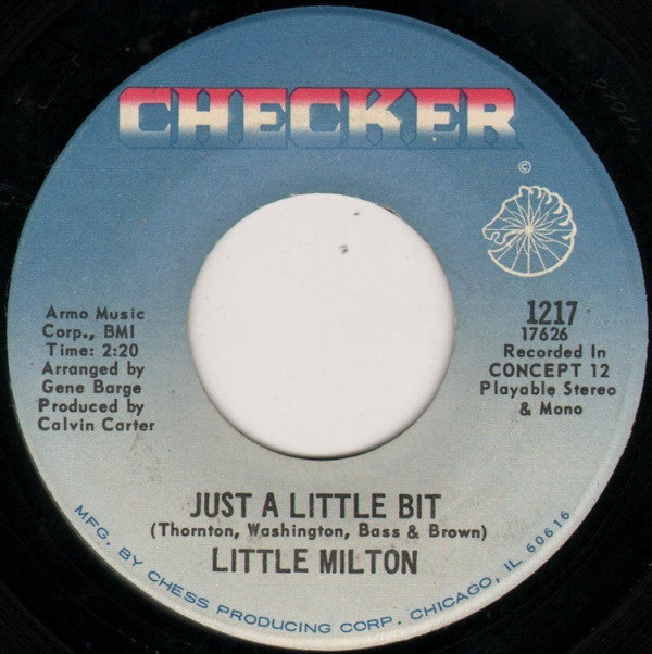 Little Milton : Just A Little Bit (7", Single)