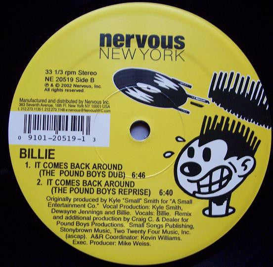 Billie : It Comes Back Around (The Pound Boys Remixes) (12")