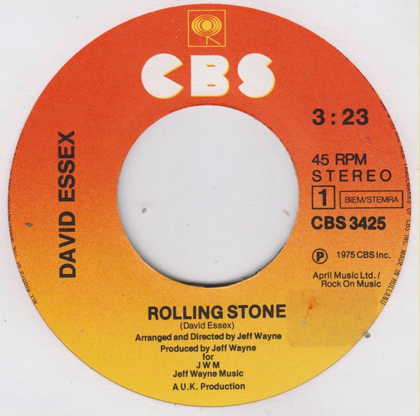 David Essex : Rolling Stone (7", Single)