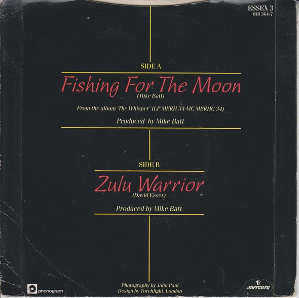 David Essex : Fishing For The Moon (7", Single)