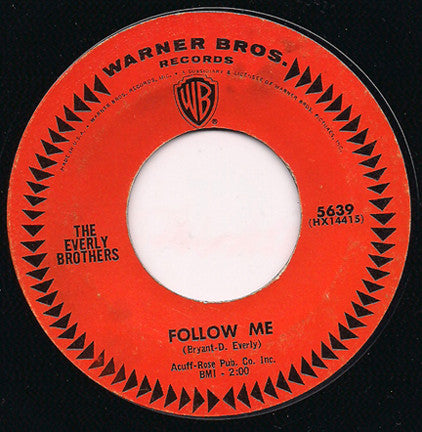 Everly Brothers : I'll Never Get Over You (7")