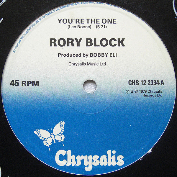 Rory Block : You're The One (12")