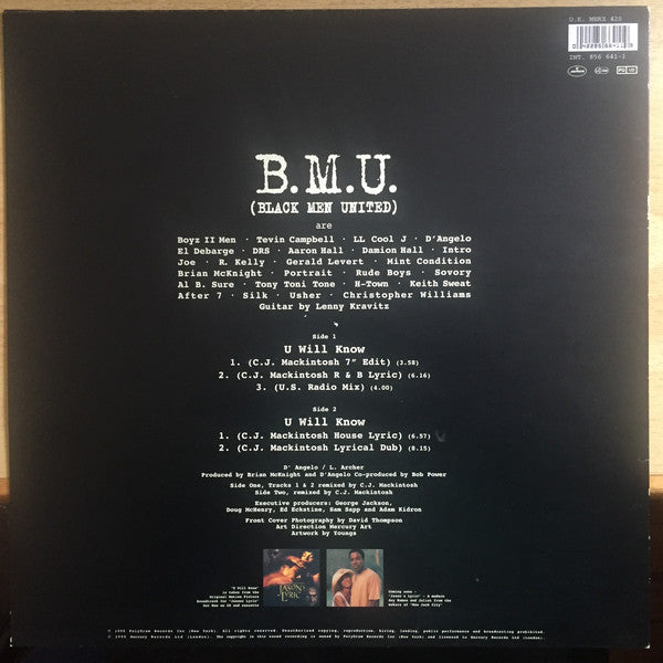 B.M.U. : U Will Know (12", Single)