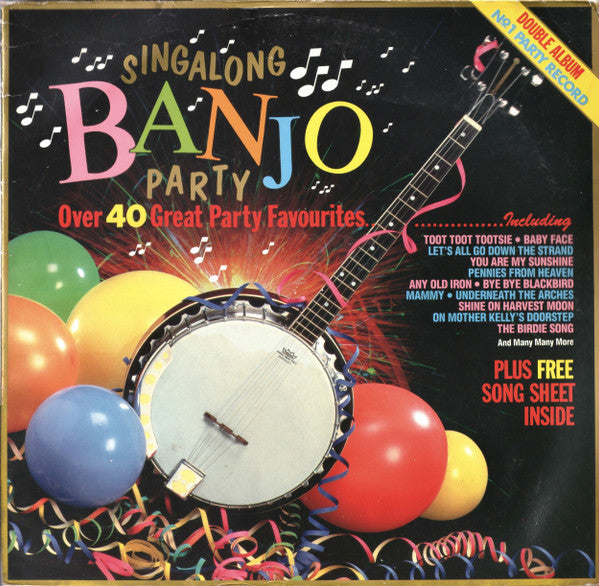 Unknown Artist : Singalong Banjo Party (2xLP, Gat)