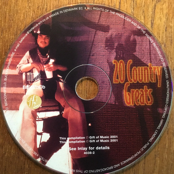 Various : 20 Country Greats (CD, Comp, Sli)